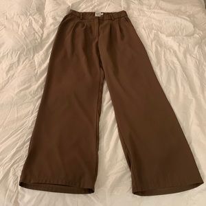 Princess Polly Brown Archer Pants Size US 6